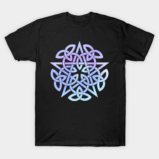Pentagram. Celtic knot T-Shirt by OccultOmaStore